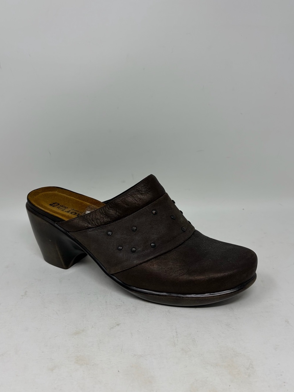 Naot Eden Stud Studded Mule Clog Size 38 or US 7